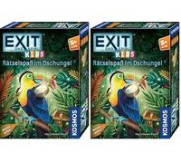 Kosmos 683375 Exit® - Juego de Puzzles para niños a Partir de 5 años para 1 a 4 niños, múltiples jugables, Juego de Escape (Paquete de 2)