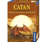 Kosmos 683405 Catan Tesoros Dragones y Exploradores, escenarios para expansiones, con la expansión de Marineros o una combinación de Las Extensiones de Marineros y Ciudades y Caballeros jugables
