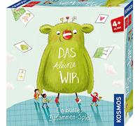 Kosmos 683580 Das Kleine Wir Spiel, Kinderspiel, für 2-4 Kinder AB 4 Jahren Mitbringsel Geschenk Zum Kindergeburtstag, zusammenlössen, Formen und Farben Finden