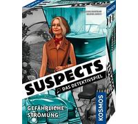 KOSMOS 683658 Suspects - Peligroso Flujo, el Juego de Detectives, Juego de Crisis, emocionante Juego de Mesa como Crimen para determinar, Recopilar Pistas, Resolver Caso de Asesinato, a Partir de 12