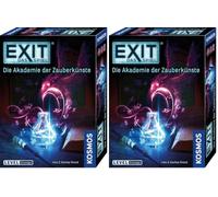 Kosmos 683689 Exit - Das Spiel - Die Akademie Der Zauberkunste, Level: Einsteiger, Escape Room Spiel, Exit Game für 1 bis 4 Spieler AB 10 Jahren Ein einmaliges Gesellschaftsspielungsspiel