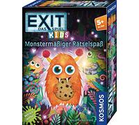 Kosmos Juego de puzzles Exit® Kids: Monstermäßiger Rätselspaß – A partir de 5 años, 1-4 jugadores