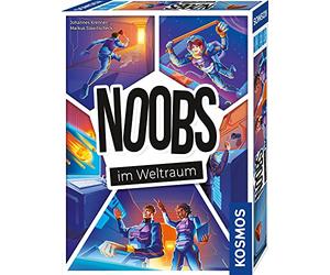 Kosmos 683771 Noobs - En el Espacio, domina Las misiones espaciales Juntos, Divertido y comunicativo, Juego de Cartas para 3 - 5 Personas, a Partir de 10 años, Juego de Fiesta, Juego de Viaje, Regalo