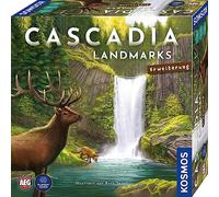 Kosmos 683955 Cascadia - Landmarks, Expansión al Juego del Año 2022, complemento para 5-6 Personas y ampliación en una Caja, Juego de Mesa para 2-6 Personas a Partir de 10 años