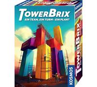 Kosmos 684228 TowerBrix: UN Equipo, UNA Torre - UN Plan? Juego de Habilidad cooperativa, Construir Juntos sin Plan, Juego de Mesa para 1-6 Personas a Partir de 10 años