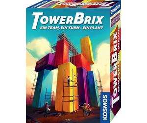 Kosmos 684228 TowerBrix: UN Equipo, UNA Torre - UN Plan? Juego de Habilidad cooperativa, Construir Juntos sin Plan, Juego de Mesa para 1-6 Personas a Partir de 10 años