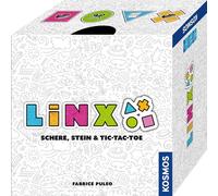 Kosmos 684761 Linx, Divertido Juego Familiar, Divertido combinación de los clásicos Tic TAC Toe & Tijeras, Piedra, Papel