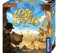 Kosmos 694135 Lost Cities - Das Duel Juego de Mesa emocionante, de Aventura, para 2 Personas a Partir de 10 años, Juego Familiar
