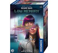 Kosmos 695156 Escape Tales - Baja Memoria, Resuelve los Rompecabezas. Experimenta la Historia, Juego de Sala de Escape, emocionante Juego de Mesa a Partir de 18 años, para 1-4 Personas, múltiples