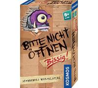 Kosmos 712655 por Favor, no Abrir - Bissig - Juego de Libros para niños, Divertido Juego de niños a Partir de 8 años, para Amistad, Monstruos, Regalo de cumpleaños Infantil, Regalo, Juego de Viaje