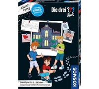 Kosmos Die DREI Juego de Fiesta Infantil 683443, Celebrar con el Signo de interrogación Die DREI y Resolver el Caso, Juego Completo para una preparación sin estrés