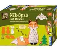 Kosmos La Escuela de Animales mágicos Costura diversión con Rabbat | Kit de costura para niños a partir de 8 años, juego completo con fieltro, lana, aguja y enhebrador