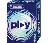 KOSMOS Play - The Music Party Game, alemán, juega con tu lista de reproducción favorita, más de 4000 canciones, juego de fiesta de música para 2-10 personas, juego de mesa, juego de cartas a partir de