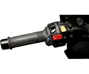 Koso North America HG 13, puños calefactables 22 mm male Negro