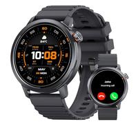 KOSPET ORB Reloj Inteligente Hombre y Mujer, Ultraligero Bluetooth Llamadas, Pantalla AMOLED 25 Días de Batería, Monitor de Frecuencia Cardíaca/Sueño/SpO2 Smartwatch Redondo IP68, 175 Modos Deportivos