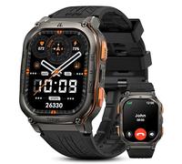 KOSPET Tank M3 Ultra Reloj Inteligente Hombre GPS, Pantalla de 1,96" AMOLED Acero Inoxidable Smartwatch, 480mAh Larga Batería Resistente Smartwatch Hombre con Altitude&Llamadas Bluetooth, Android/iOS