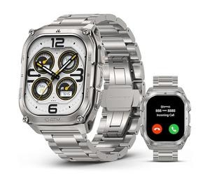 KOSPET Tank M4 Special Edition Smartwatch Hombre, Reloj Inteligente Hombre con Pantalla AMOLED 1.96", GPS con Mapas Offline, 10ATM para Buceo, 50 Días de Batería, Llamadas Bluetooth para Android iOS
