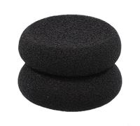 KOSS - Almohadillas de repuesto de espuma viscoelástica, para auriculares KSC35, KSC75, KSC55, cojines extragruesos, mayor comodidad, aislamiento de ruido, negro, naranja, rojo (negro)