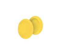 Koss Almohadillas de repuesto para orejas de tamaño estándar, color amarillo, estilo retro