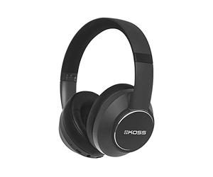 Koss BT740i QZ Auriculares Inalámbricos/ Cable, Cascos de Diadema con Micrófono, Bluetooth 5.0, Cancelación de Ruido, Batería Recargable 34 h de Escucha, Headphones Over Ear, Ajustables, Negro