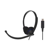 Koss cs200 usb auriculares con cable y micrófono con cancelación ruido cascos de diadema para videoconferencia, , negro