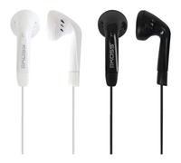 Koss KE7 Set de 2 Auriculares con Cable, Cascos Intraurales In Ear de Botón, Earphones Ligeros Compatibles con Smartphones, Earbuds, Sonido con Graves de Calidad, Conexión Jack 3,5mm, Blanco y Negro