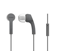 Koss KEB9i Auriculares con Cable y Micrófono, Cascos Intraurales In Ear de Botón, Earphones Ligeros Compatibles con Smartphones, Earbuds, Sonido con Graves de Calidad, Conexión Jack 3,5mm, Gris