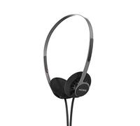 Koss KPH40 Utility - Auriculares supraaurales, Sistema de Cable Intercambiable Desmontable, Estilo Retro, diseño Ultraligero (Negro sigiloso)