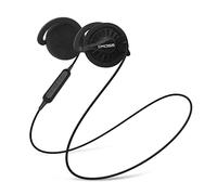 Koss KSC35 Wireless Auriculares Bluetooth On Ear Clip Inalámbrico, Cascos Deportivos con Micrófono Manos Libres en Línea con Control Remoto, Batería Recargable Autonomía 6 Horas, Negro