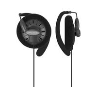 Koss KSC75 - Auriculares supraaurales, color gris, estilo retro de los años 90, portátiles, enchufe con cable