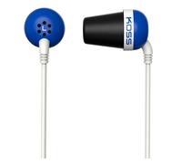 Koss plug b classic auriculares con cable, cascos intraurales in ear de botón, earphones compatible con smartphones, , azul