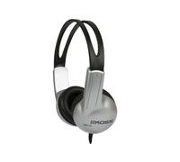 Koss ur10 auriculares con cable, cascos de diadema cerrados, headphones on ear ajustables jack de 3,5 mm, , negro/gris