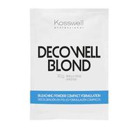 KOSSWELL PROFESSIONAL - Polvo Decolorante Pelo Decowell Blond, 30 g, Aclara hasta 7 Tonos, Reduce Tonos Amarillos, Respeta la Fibra Capilar, Fórmula Compacta en Polvo, Resultados Profesionales