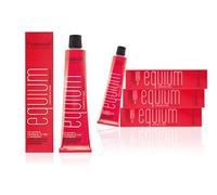 KOSSWELL PROFESSIONAL - Tinte Pelo Equium 8.1 Rubio Claro Ceniza, 60ml, Coloración Permanente en Crema, con Proteína de Trigo Hidrolizada, Cobertura Total, Brillo y Color Intenso