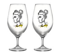 Kosta Boda 2 Copas de cerveza All about you 40 cl Cheers to you