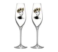 Kosta Boda 2 Copas de champagne 24 cl All about you Let's celebrate you