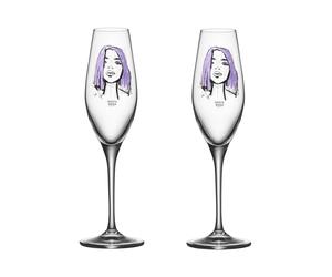 Kosta Boda 2 Copas de champagne 24 ll about you Forever Mine