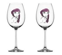 Kosta Boda 2 Copas de vino All About You 52 cl púrpura