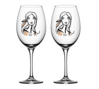 Kosta Boda 2 Copas de vino All About You 52 cl Wait for her (dusty pink)