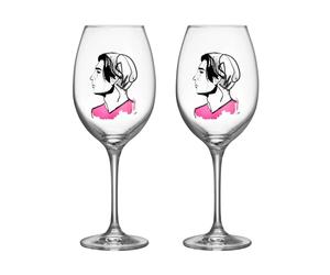 Kosta Boda 2 Copas de vino All about you 52 mbrace him