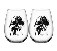 Kosta Boda 2 Vasos All About You 57 cl love him (gris)