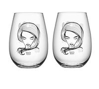Kosta Boda 2 Vasos All About You 57 cl need you (blanco)