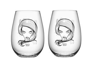 Kosta Boda 2 Vasos All About You 57 cl need you (blanco)