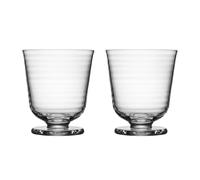 Kosta Boda 2 Vasos con pie Viva 20 cl transparente