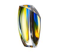 Kosta Boda Jarrón Mirage 21 cm azul-ámbar
