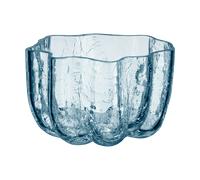 Kosta Boda Portavelas circular Crackle 58 mm Claro