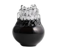 Kosta Boda Portavelas Polar 190 mm Negro