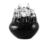 Kosta Boda Portavelas Polar 330 mm Negro