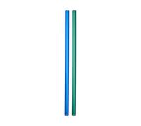 Kosta Boda Set de 2 pajitas Sipsavor 200 mm Azul-verde