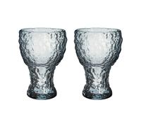 Kosta Boda Vaso highball circular Moss 42 cl. 2-pack Azul
